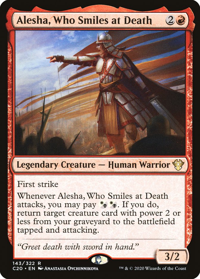 Alesha, Who Smiles at Death [Commander 2020] | Good Games Modbury