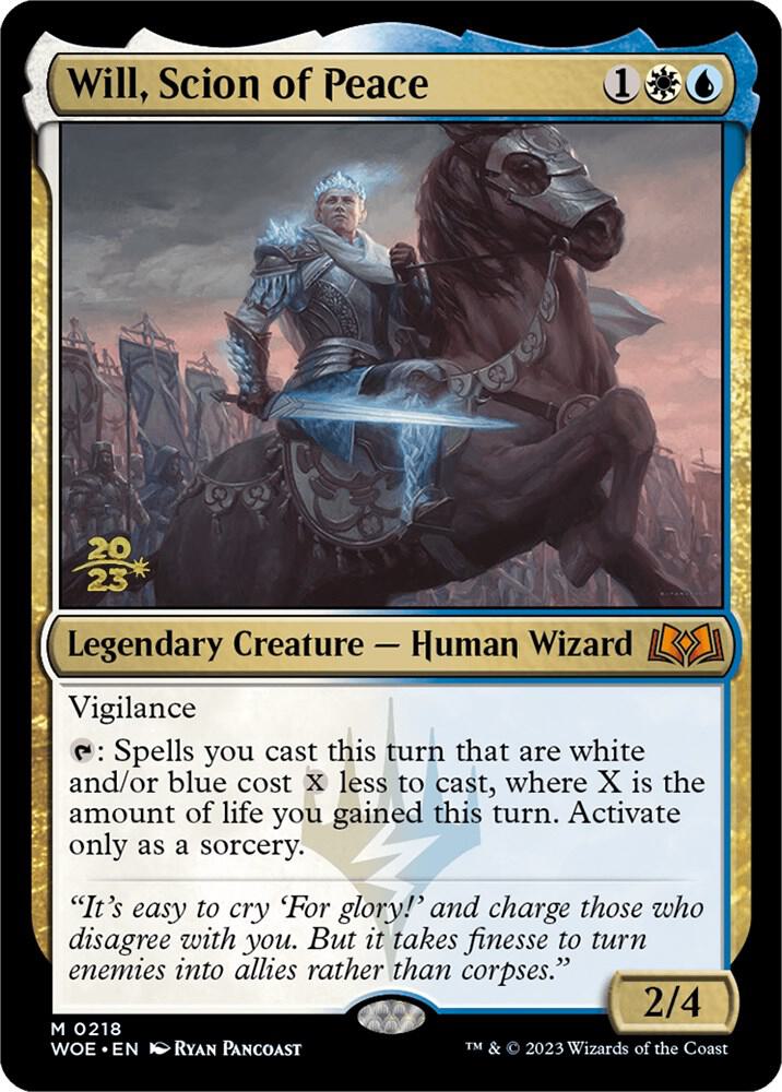 Will Scion of Peace 218s/200 (Prerelease Cards)  - Foil | Good Games Modbury