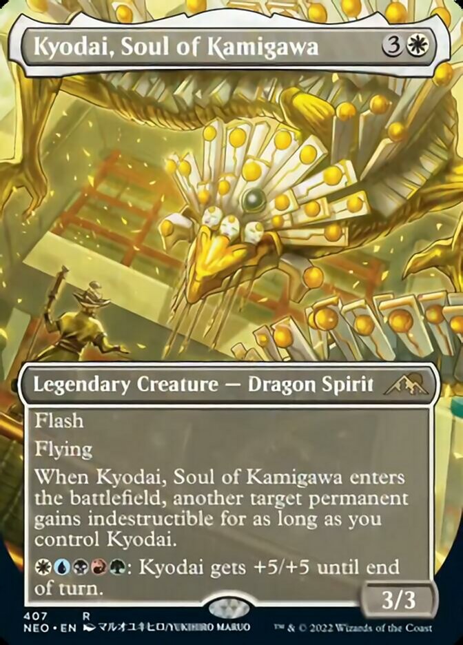 Kyodai, Soul of Kamigawa (Borderless Alternate Art) [Kamigawa: Neon Dynasty] | Good Games Modbury