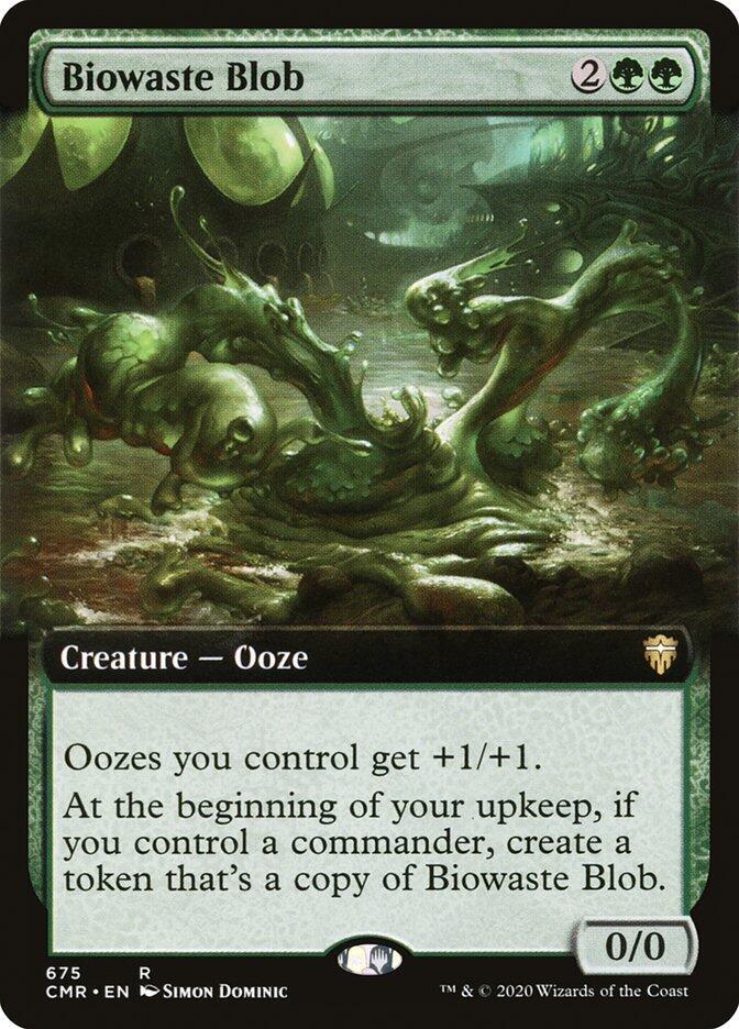 Biowaste Blob 675 (Commander Legends)  - Extended Art | Good Games Modbury