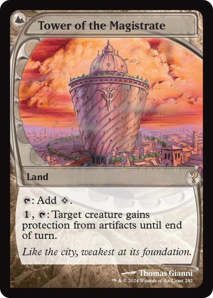 Tower of the Magistrate 242/390 (Mystery Booster 2)  - Future Sight Foil | Good Games Modbury