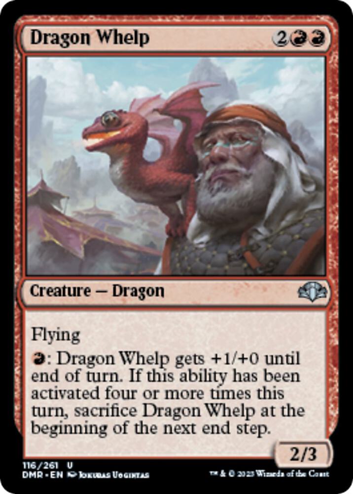 Dragon Whelp 116/261 (Dominaria Remastered)  - Foil | Good Games Modbury