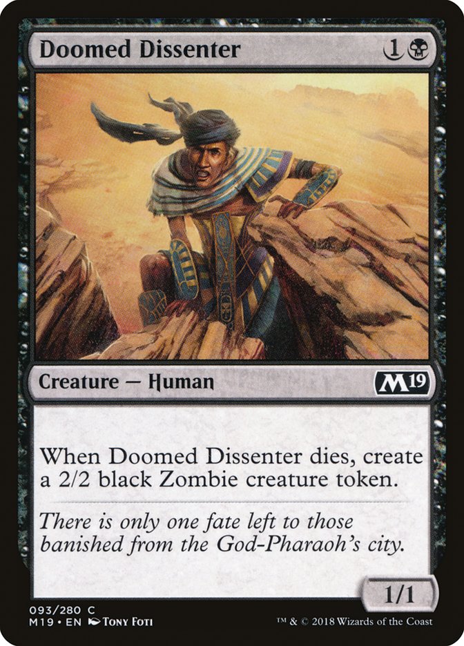Doomed Dissenter [Core Set 2019] | Good Games Modbury