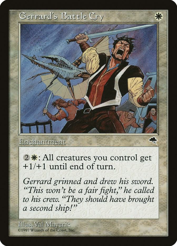Gerrard's Battle Cry 21/350 (Tempest)  | Good Games Modbury