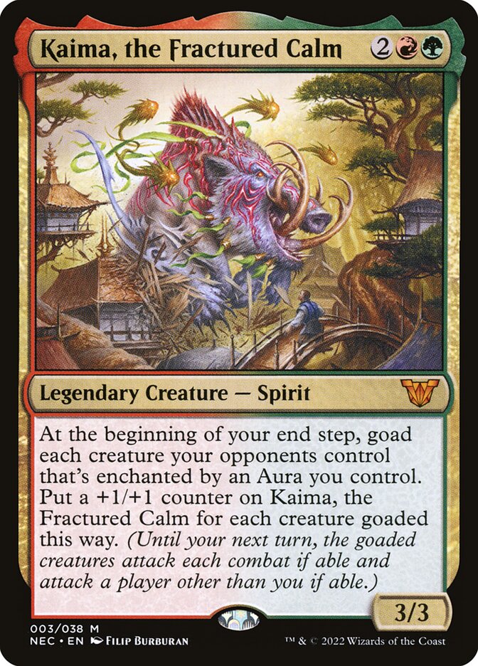 Kaima, the Fractured Calm 3/38 (Commander: Kamigawa: Neon Dynasty)  - Foil | Good Games Modbury