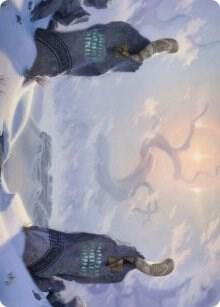 Snow Covered Plains 74 81 Art Card 74 (Art Series: Kaldheim)  | Good Games Modbury