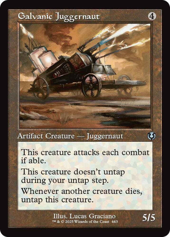 Galvanic Juggernaut 443/287 (Innistrad Remastered)  - Retro | Good Games Modbury
