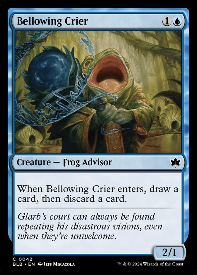 Bellowing Crier 42 (Bloomburrow)  - Foil | Good Games Modbury