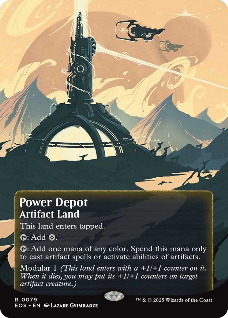 Power Depot (0079) (Borderless) [Edge of Eternities: Stellar Sights] | Good Games Modbury