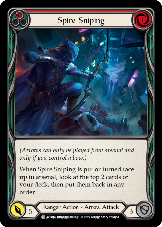 Spire Sniping (Red) [AZL014] (Outsiders Azalea Blitz Deck) | Good Games Modbury