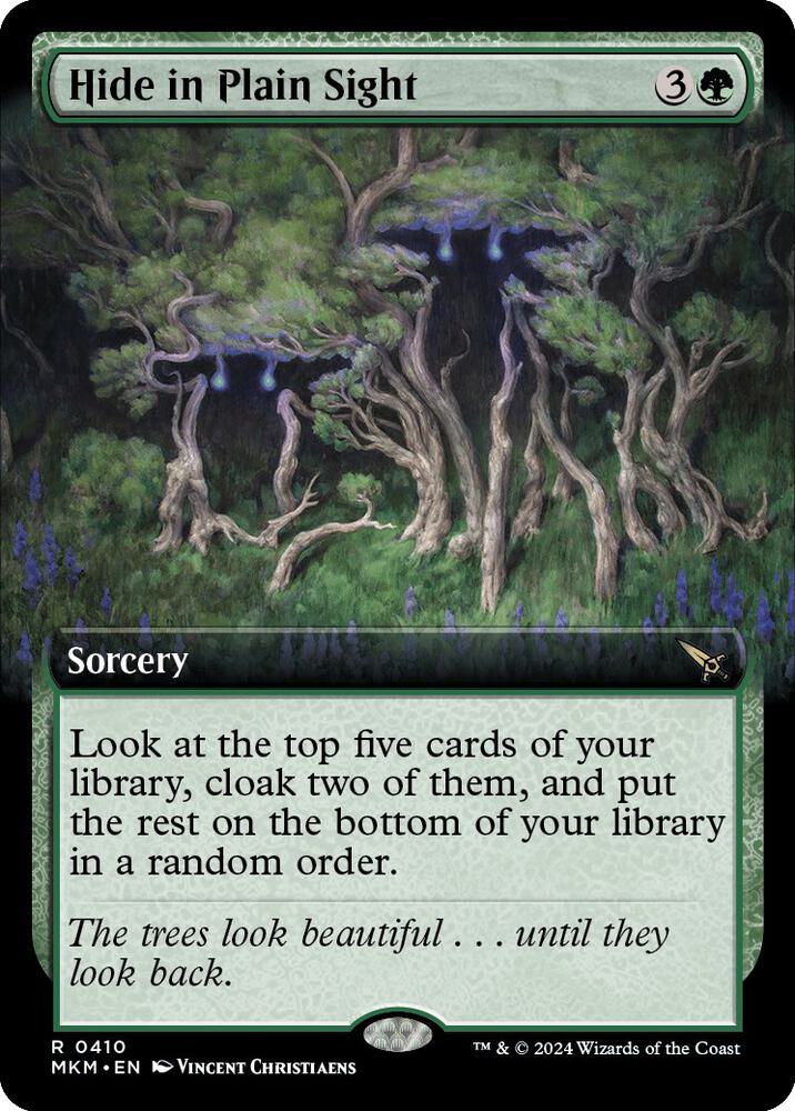 Hide in Plain Sight 410/286 (Murders at Karlov Manor)  - Extended Art Foil | Good Games Modbury