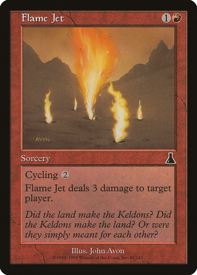 Flame Jet 81/143 (Urza's Destiny)  | Good Games Modbury