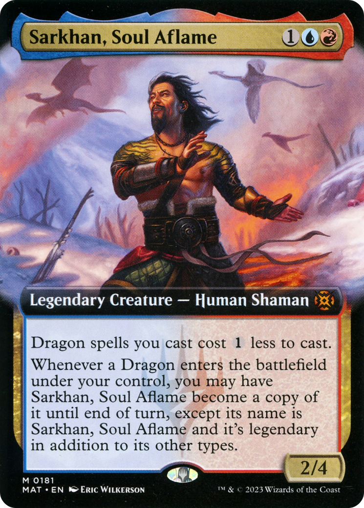 Sarkhan, Soul Aflame (Extended Art) [March of the Machine: The Aftermath] | Good Games Modbury