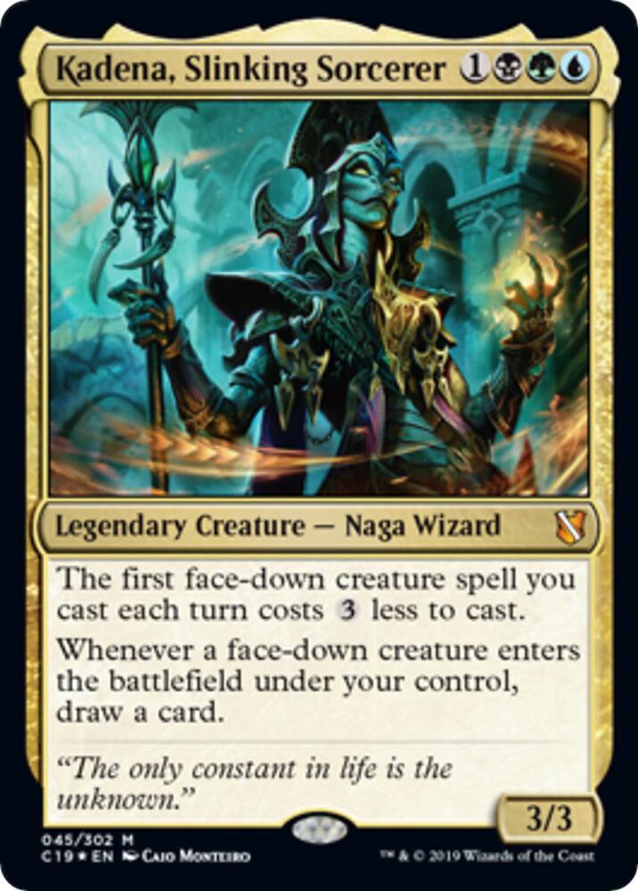 Kadena, Slinking Sorcerer 45/302 (Oversize Cards)  - Foil | Good Games Modbury