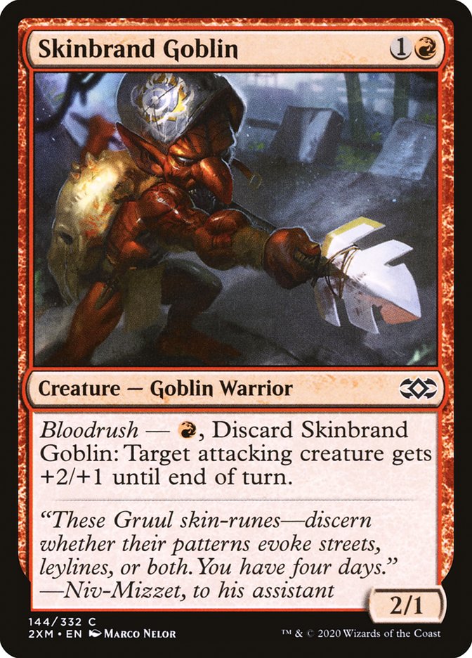 Skinbrand Goblin 144/332 (Double Masters)  | Good Games Modbury