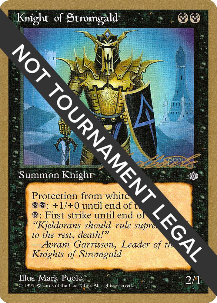 Knight of Stromgald 1996 Leon Lindback ICE ll138/308 (World Championship Decks)  | Good Games Modbury