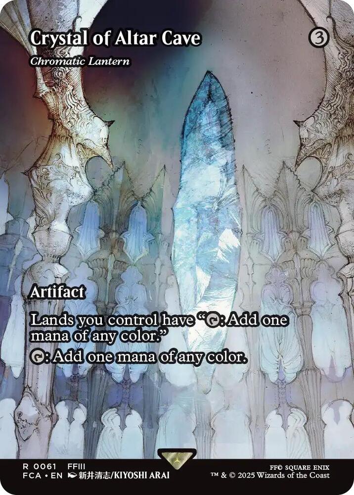 Crystal of Altar Cave - Chromatic Lantern 61/64 (FINAL FANTASY: Through the Ages)  - Showcase Foil | Good Games Modbury