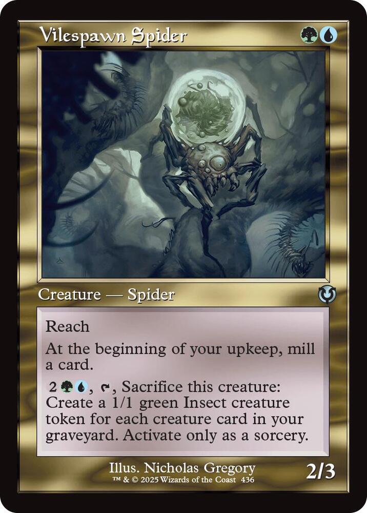 Vilespawn Spider 436/287 (Innistrad Remastered)  - Retro | Good Games Modbury