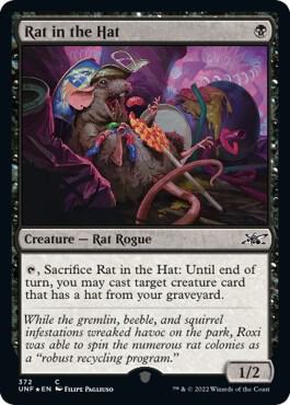 Rat in the Hat Galaxy Foil 372/244 (Unfinity)  - Foil | Good Games Modbury