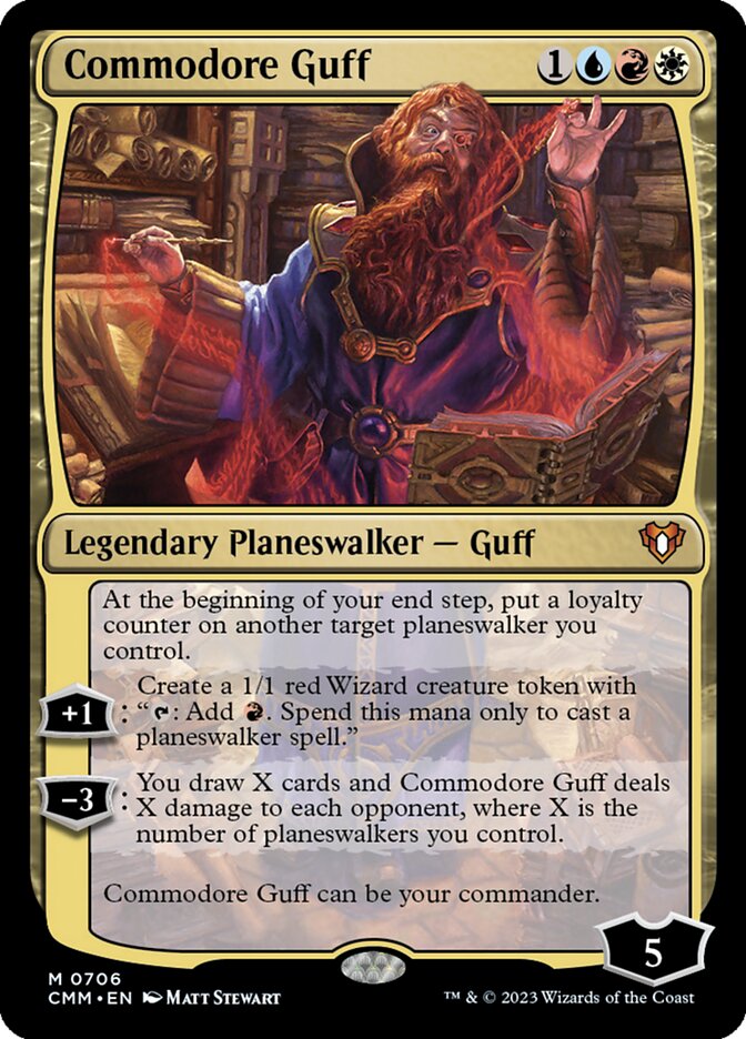 Commodore Guff 706 (Commander Masters)  - Foil | Good Games Modbury