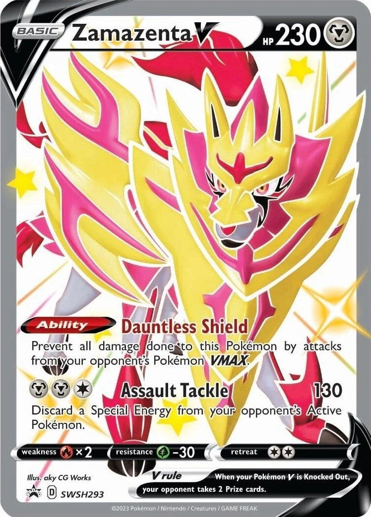 Zamazenta V (SWSH293) [Sword & Shield: Black Star Promos] | Good Games Modbury