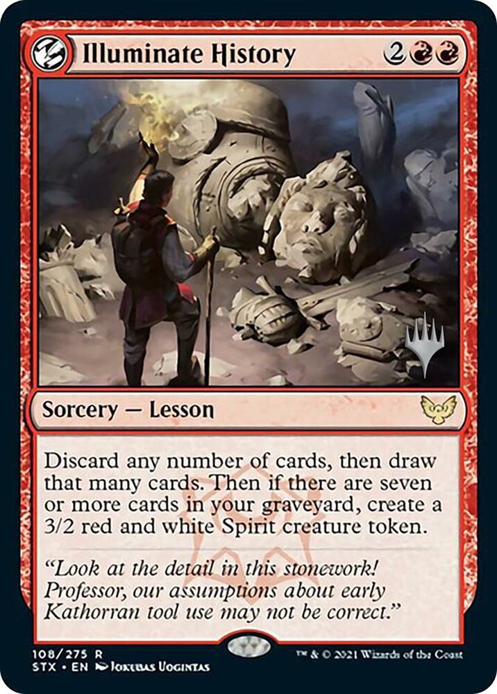 Illuminate History 108 (Promo Pack: Strixhaven)  - Foil | Good Games Modbury