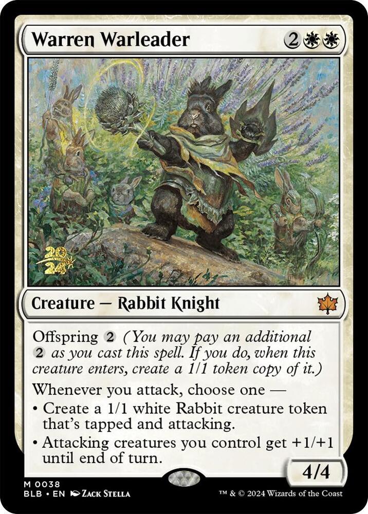 Warren Warleader 38s/160 (Prerelease Cards)  - Foil | Good Games Modbury