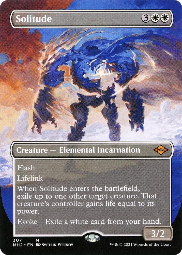 Solitude Borderless 307 (Modern Horizons 2)  - Foil | Good Games Modbury