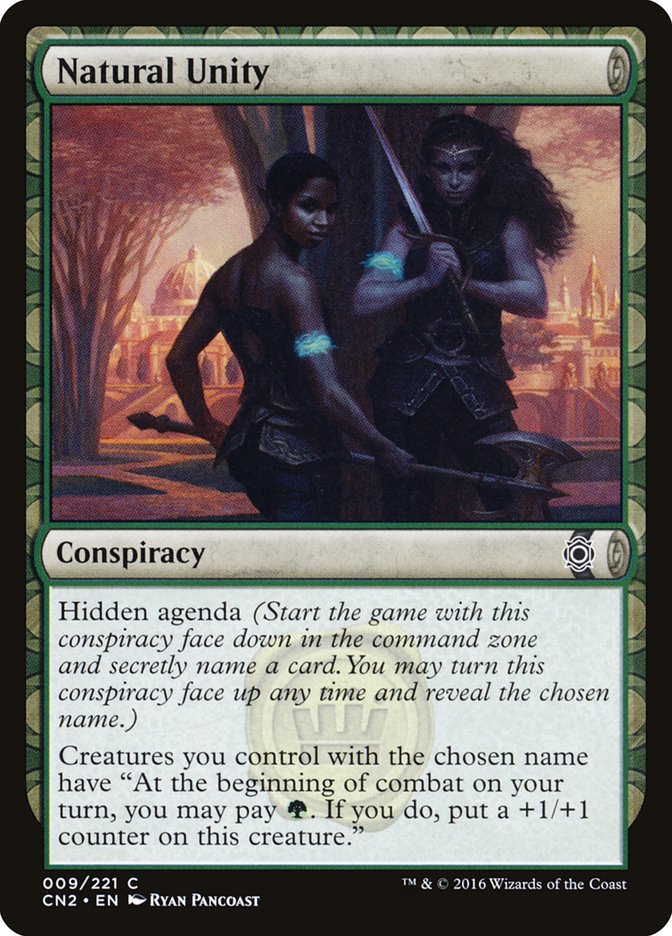 Natural Unity 9/221 (Conspiracy: Take the Crown)  - Foil | Good Games Modbury