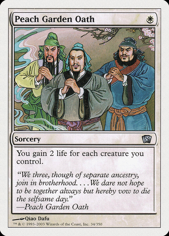 Peach Garden Oath [Eighth Edition] | Good Games Modbury