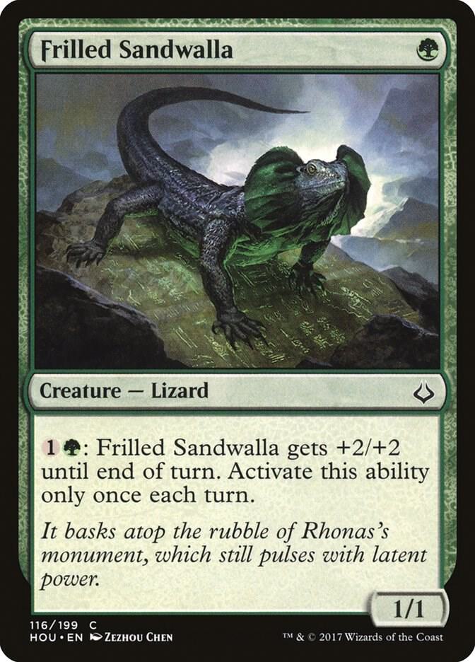 Frilled Sandwalla 116/199 (Hour of Devastation)  - Foil | Good Games Modbury