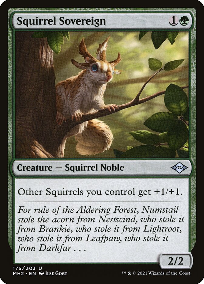 Squirrel Sovereign 175 (Modern Horizons 2)  | Good Games Modbury