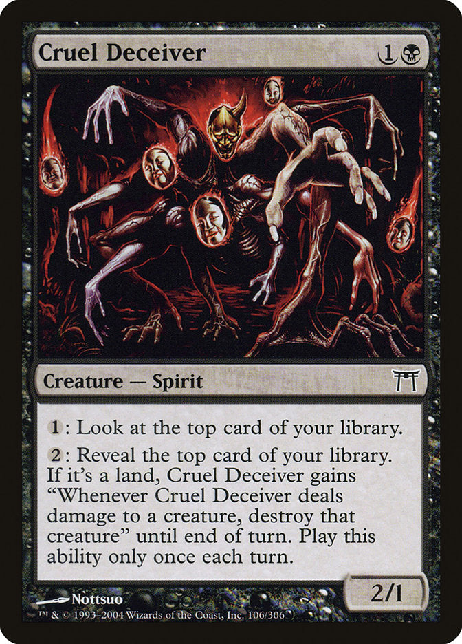 Cruel Deceiver 106/306 (Champions of Kamigawa)  - Foil | Good Games Modbury