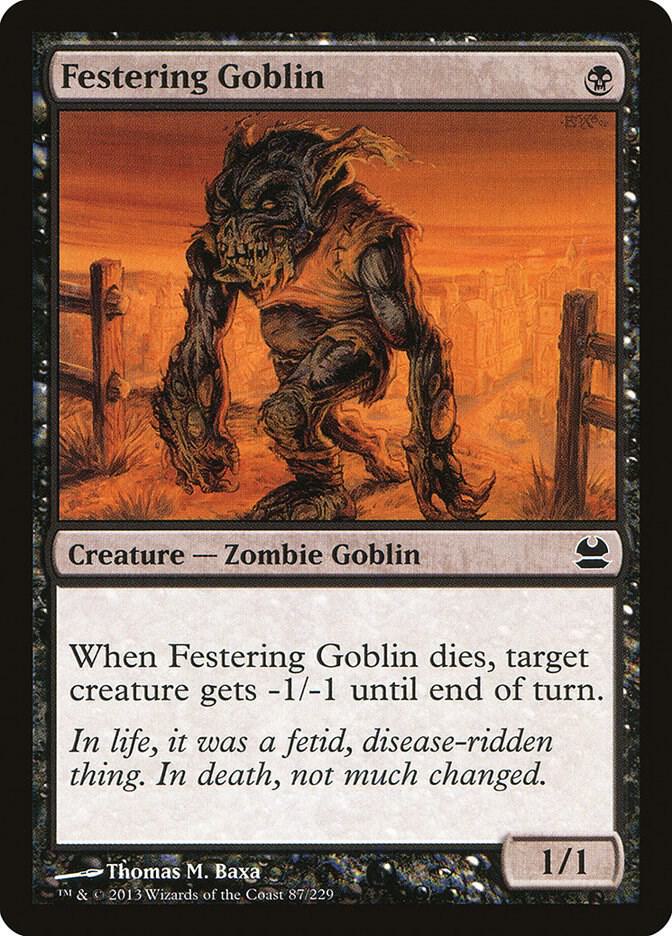 Festering Goblin 87/229 (Modern Masters)  | Good Games Modbury