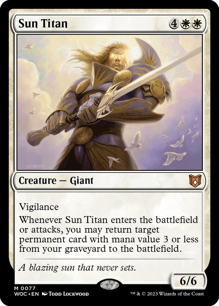 Sun Titan 77/173 (Commander: Wilds of Eldraine)  | Good Games Modbury