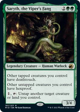 Saryth the Vipers Fang 197/277 (Innistrad: Midnight Hunt)  | Good Games Modbury
