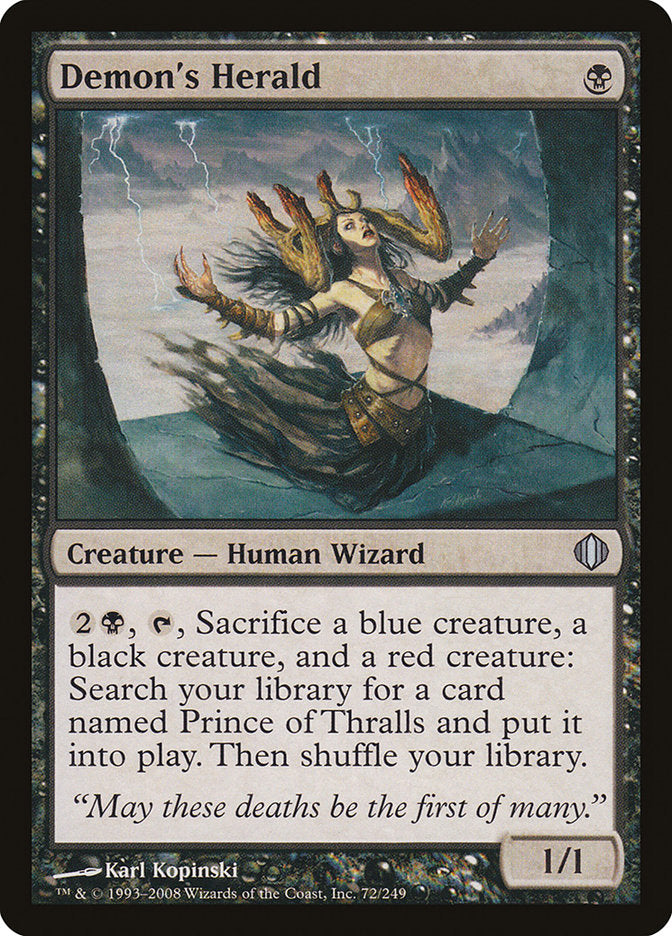 Demon's Herald 72/249 (Shards of Alara)  | Good Games Modbury