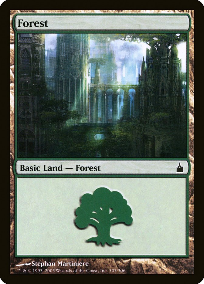 Forest (303) [Ravnica: City of Guilds] | Good Games Modbury