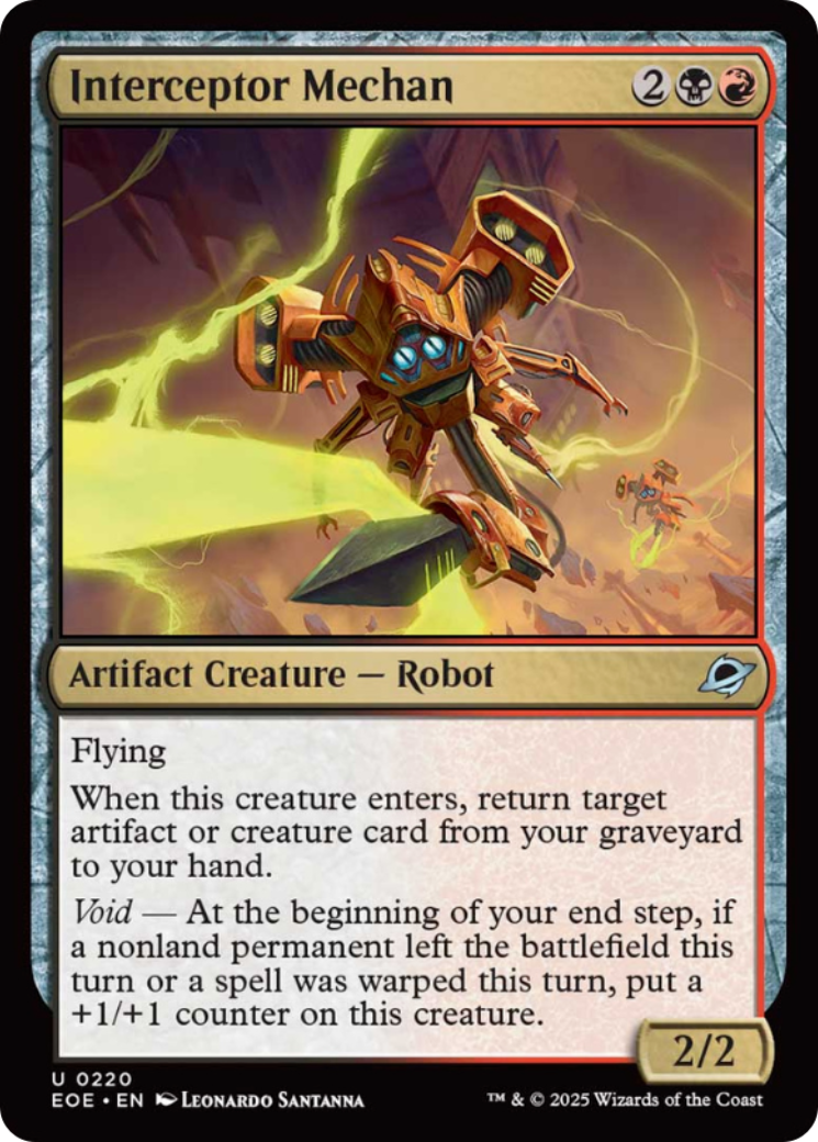 Interceptor Mechan [Edge of Eternities] | Good Games Modbury