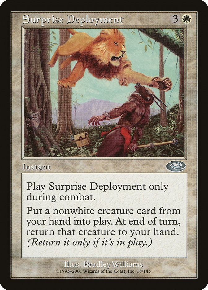 Surprise Deployment 18/143 (Planeshift)  - Foil | Good Games Modbury