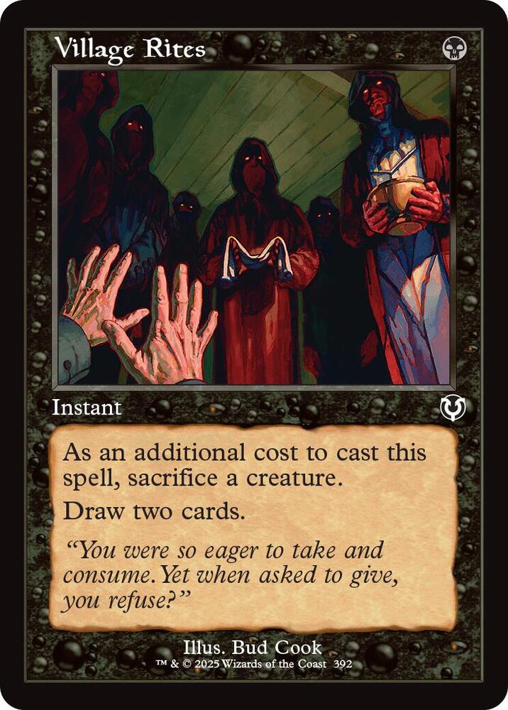Village Rites 392 (Innistrad Remastered)  - Retro Foil | Good Games Modbury