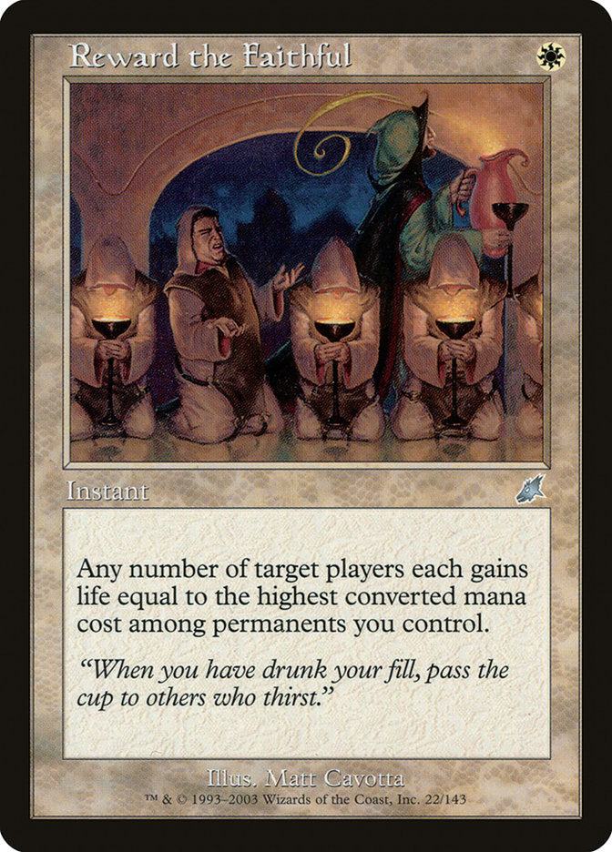 Reward the Faithful 22/143 (Scourge)  | Good Games Modbury