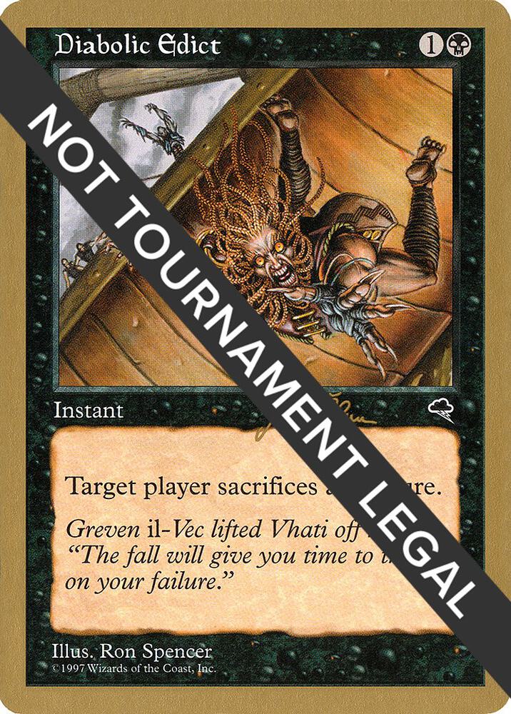 Diabolic Edict 1999 Jakub Slemr TMP js128/111 (World Championship Decks)  | Good Games Modbury