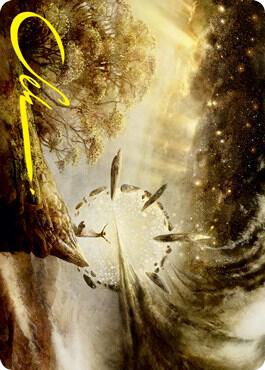 Harness Infinity Art Card Gold Stamped Signature 27 (Art Series: Strixhaven)  | Good Games Modbury