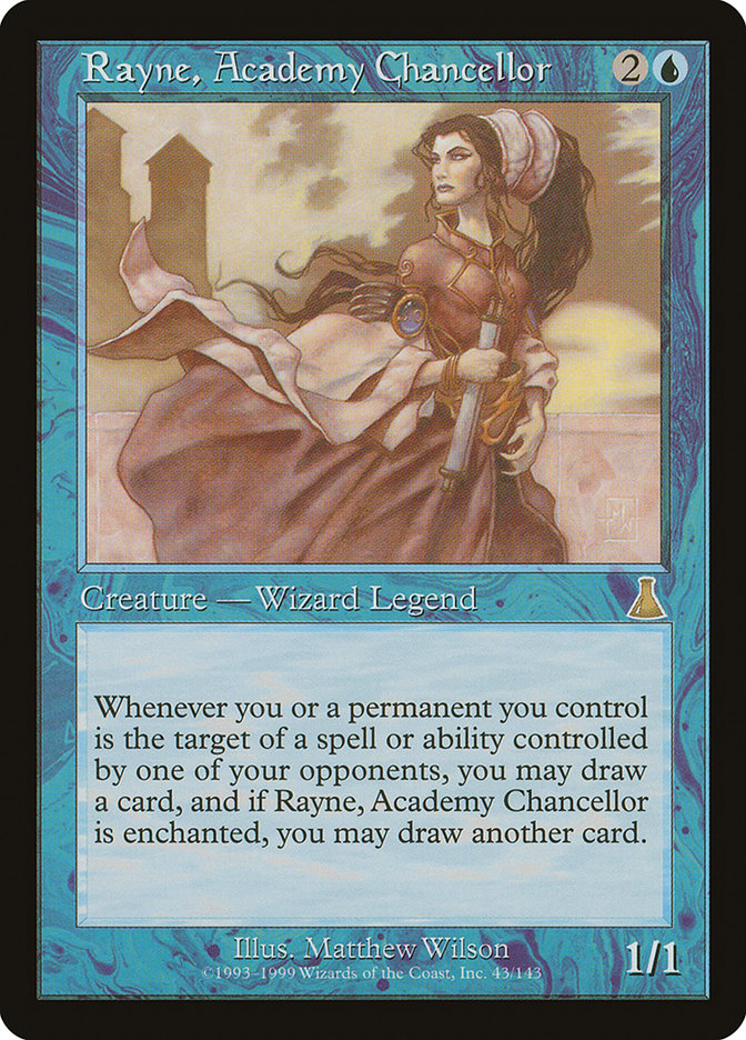 Rayne, Academy Chancellor 43/143 (Urza's Destiny)  | Good Games Modbury