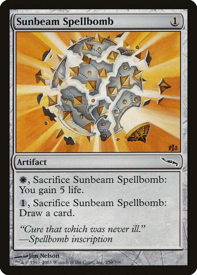 Sunbeam Spellbomb [Mirrodin] | Good Games Modbury