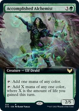 Accomplished Alchemist Extended Art 314/275 (Strixhaven: School of Mages)  - Foil | Good Games Modbury
