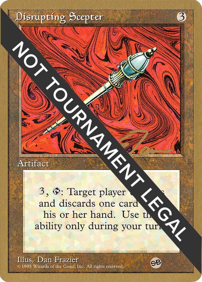 Disrupting Scepter 1996 Eric Tam 4ED SB et316sb/308 (World Championship Decks)  | Good Games Modbury