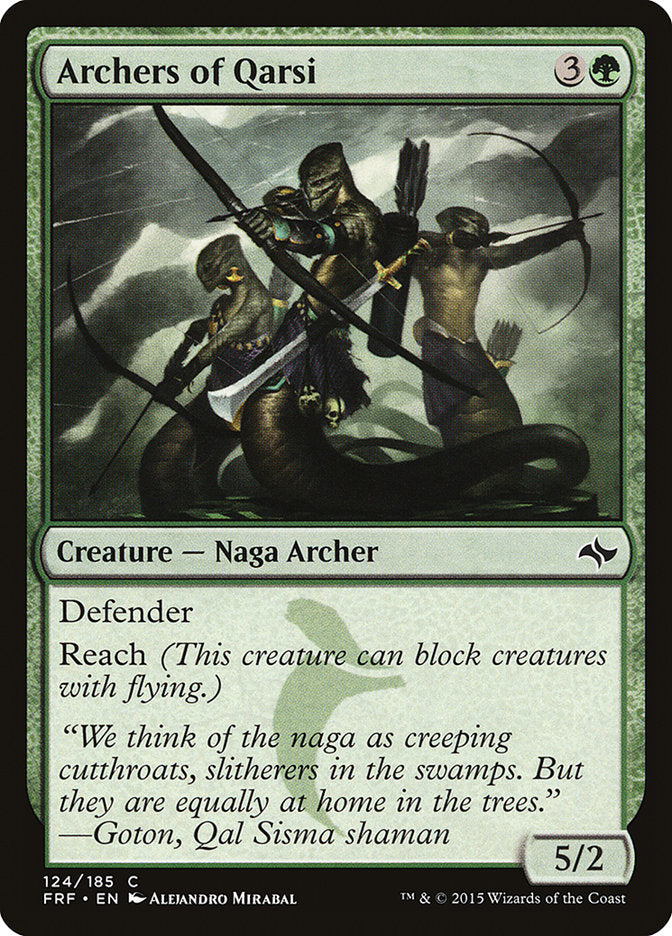 Archers of Qarsi 124/185 (Fate Reforged)  - Foil | Good Games Modbury