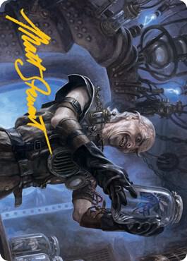 Delver of Secrets Art Card Gold Stamped Signature 21 (Art Series: Innistrad: Midnight Hunt)  | Good Games Modbury